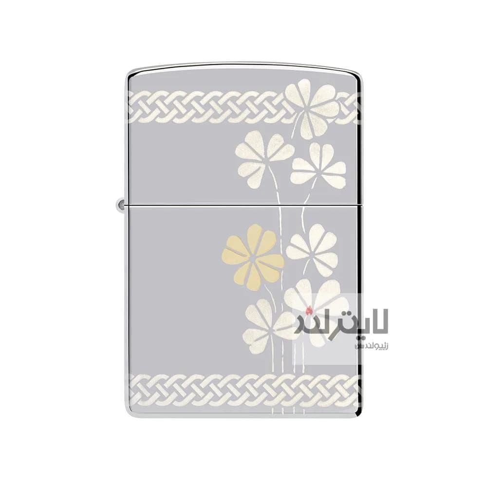 فندک زیپو مدل Clover Design کد 48586 — تصویر ۲