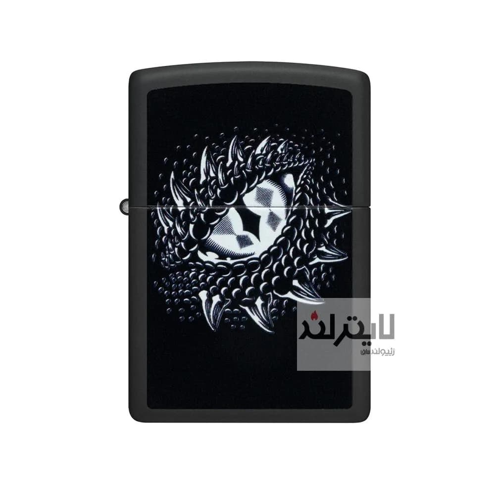 فندک زیپو Black Light Dragon Eye Design کد 48608