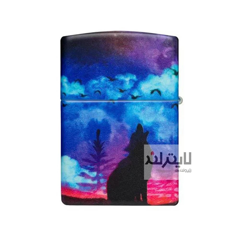 فندک زیپو مدل Wolf Design کد 49683 — تصویر ۳