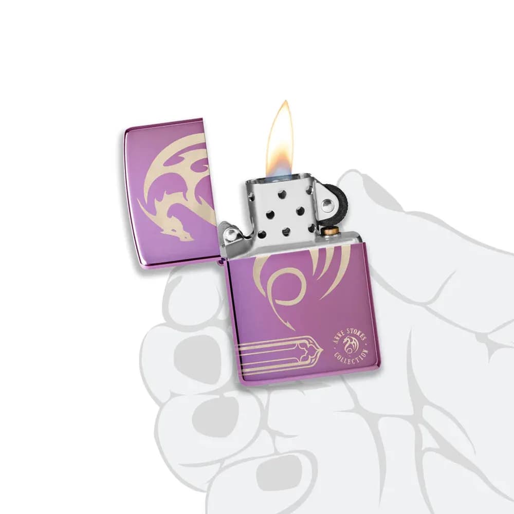 فندک زیپو مدل Anne Stokes کد 48574 — تصویر ۵