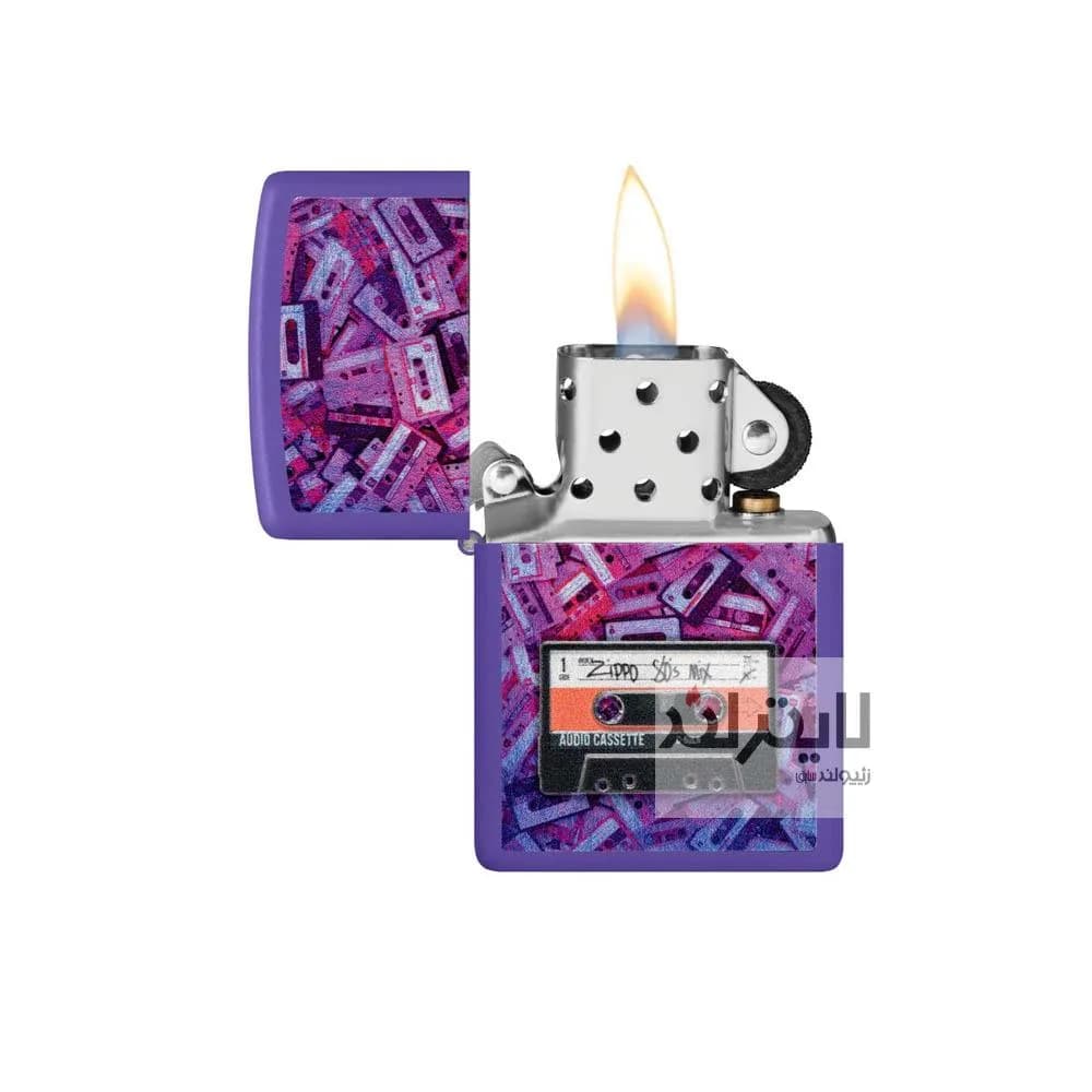فندک زیپو مدل Cassette Tape Design کد 48521 — تصویر ۳
