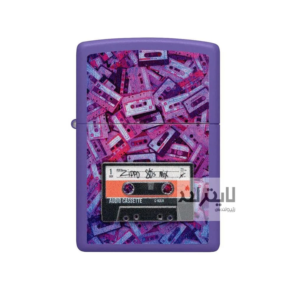 فندک زیپو مدل Cassette Tape Design کد 48521