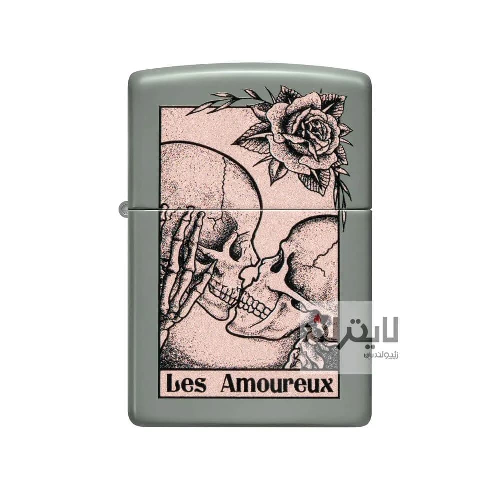 فندک زیپو مدل Death Kiss Design کد 48594