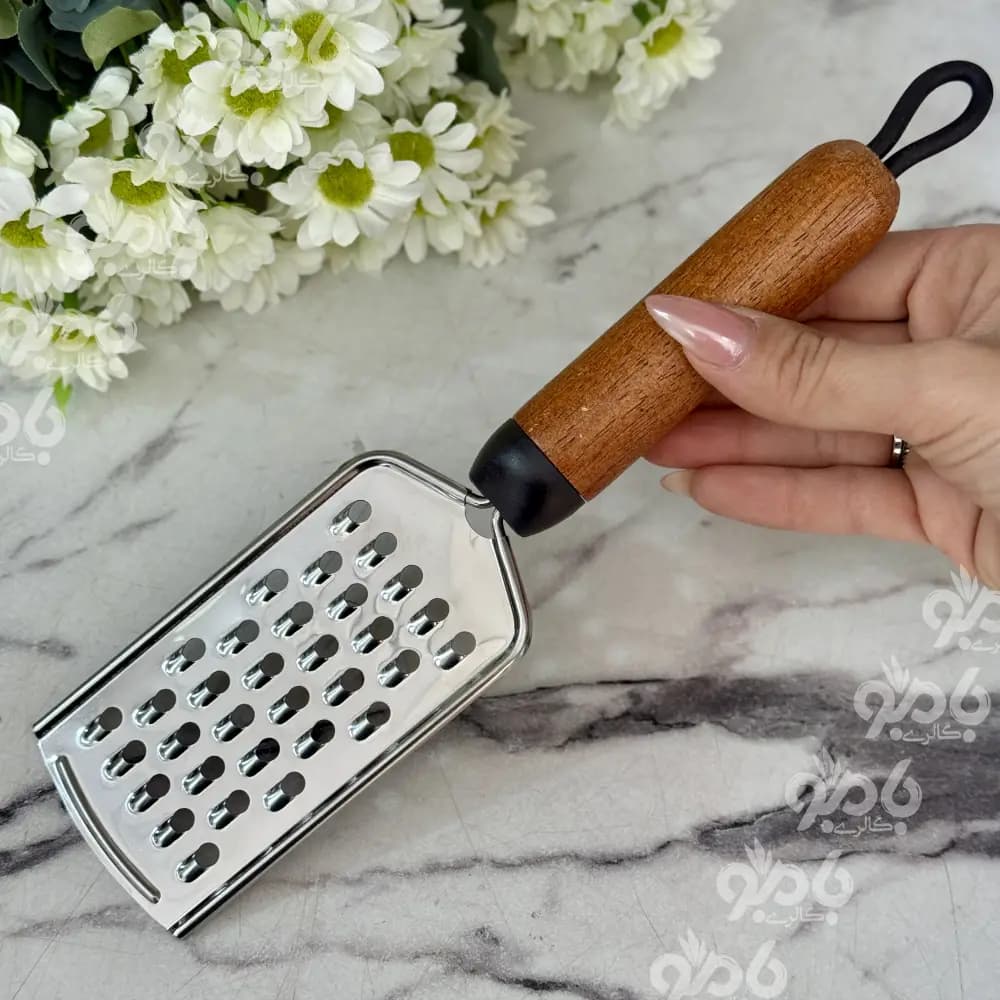 رنده درشت استیل دسته چوب مومو D40