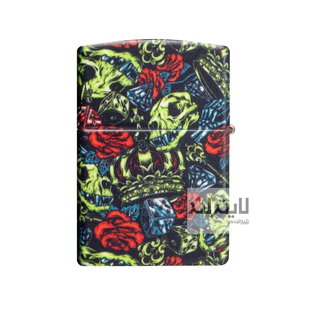 فندک زیپو Skull Crown Design کد 49696 — تصویر ۲