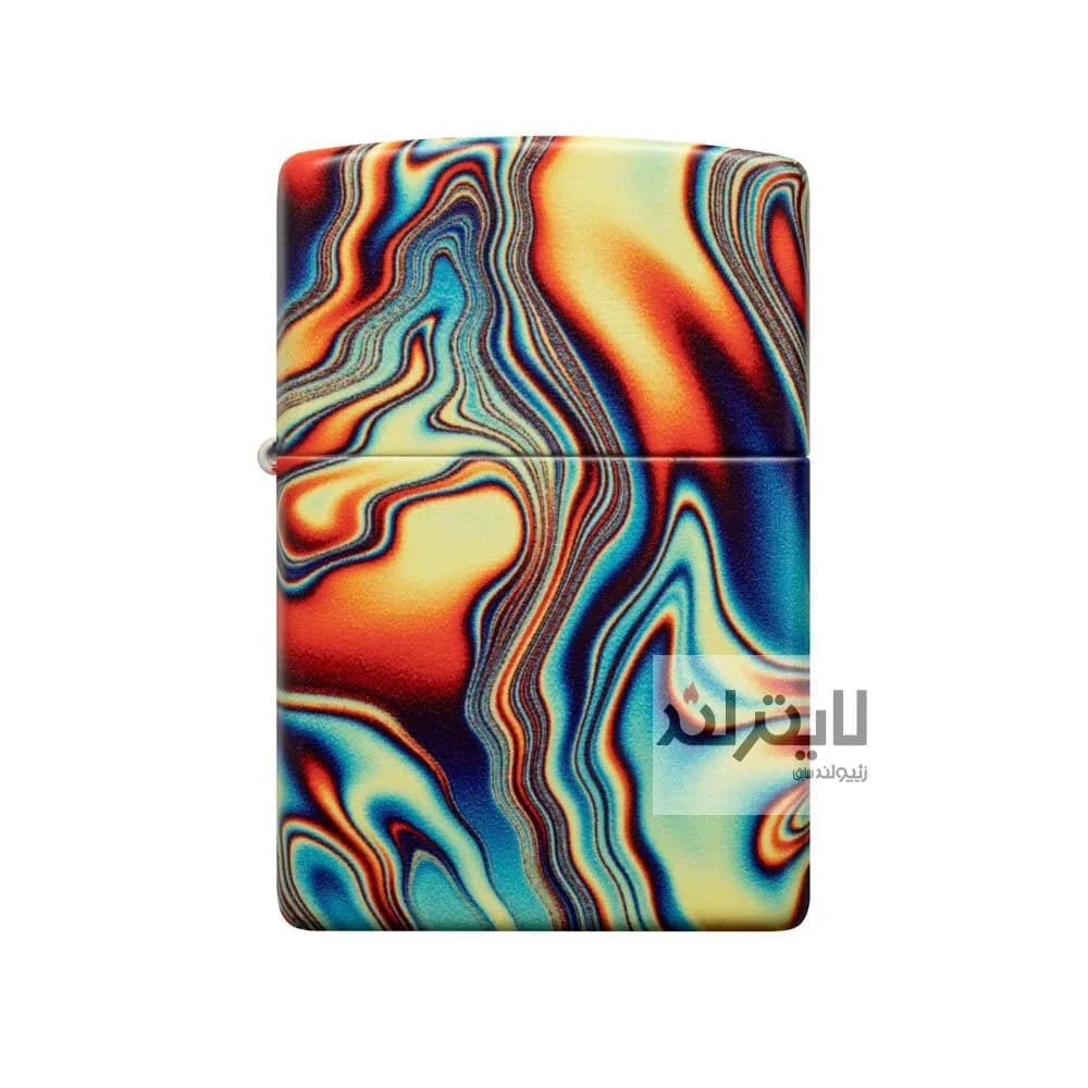 فندک زیپو Colorful Swirl Design کد 48612 — تصویر ۲