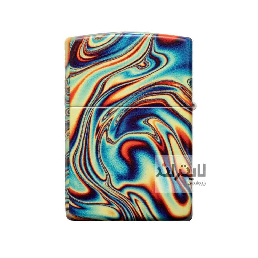 فندک زیپو Colorful Swirl Design کد 48612 — تصویر ۳