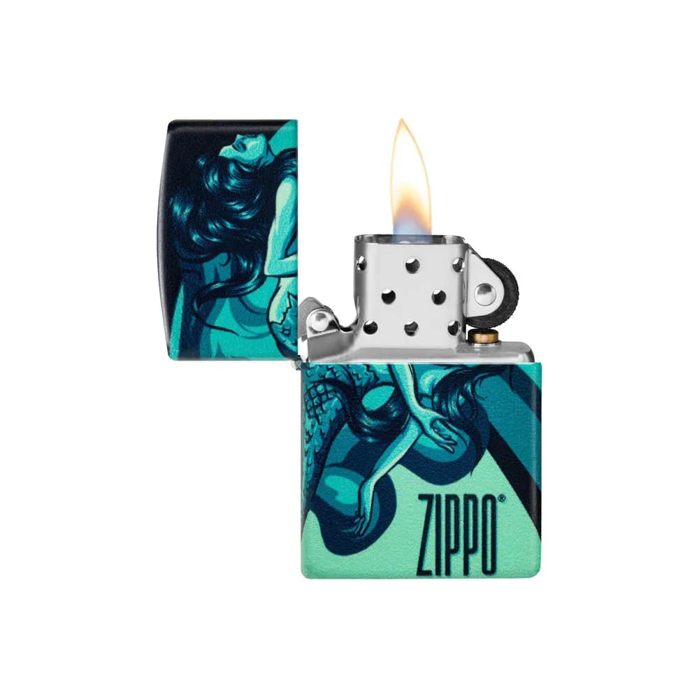 فندک زیپو مدل Mermaid Zippo Design کد 48605 — تصویر ۴