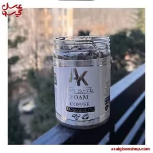 فوم اسکراب قهوه AK وزن 600 گرم|AK Organic Coffee Foam Scrub 600g | کد 2675 — تصویر ۶