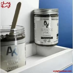 فوم اسکراب قهوه AK وزن 600 گرم|AK Organic Coffee Foam Scrub 600g | کد 2675 — تصویر ۳