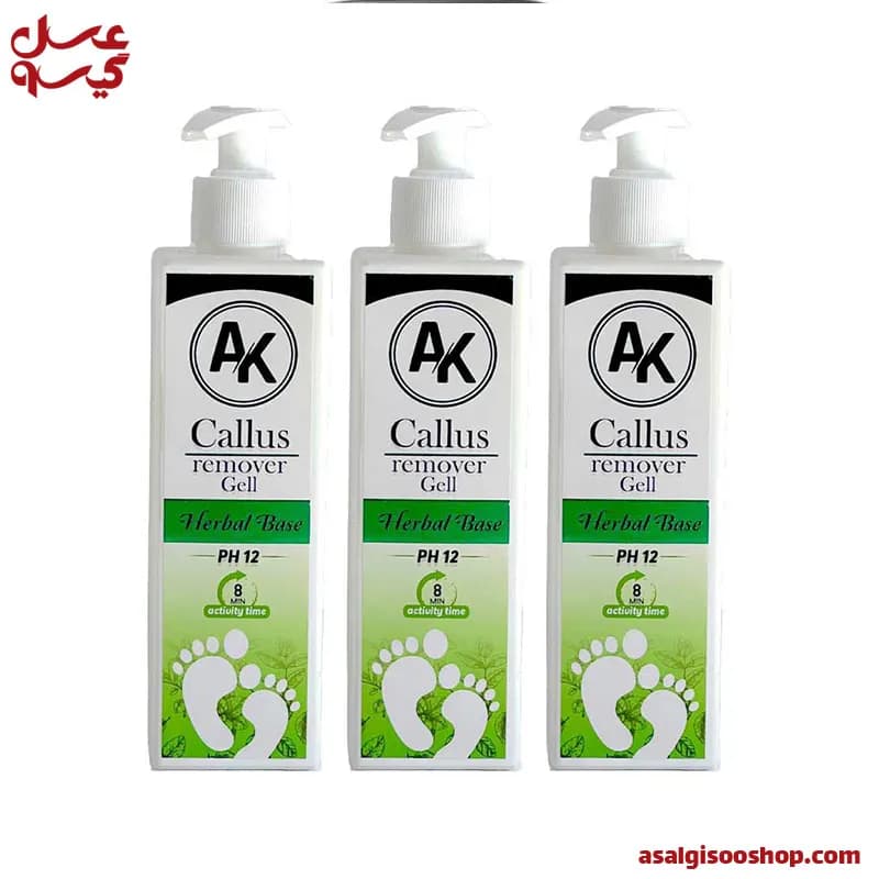 کلوس ریموور ژله‌ای AK حجم 550|AK Jelly Callus Remover 550ml | کد 2676