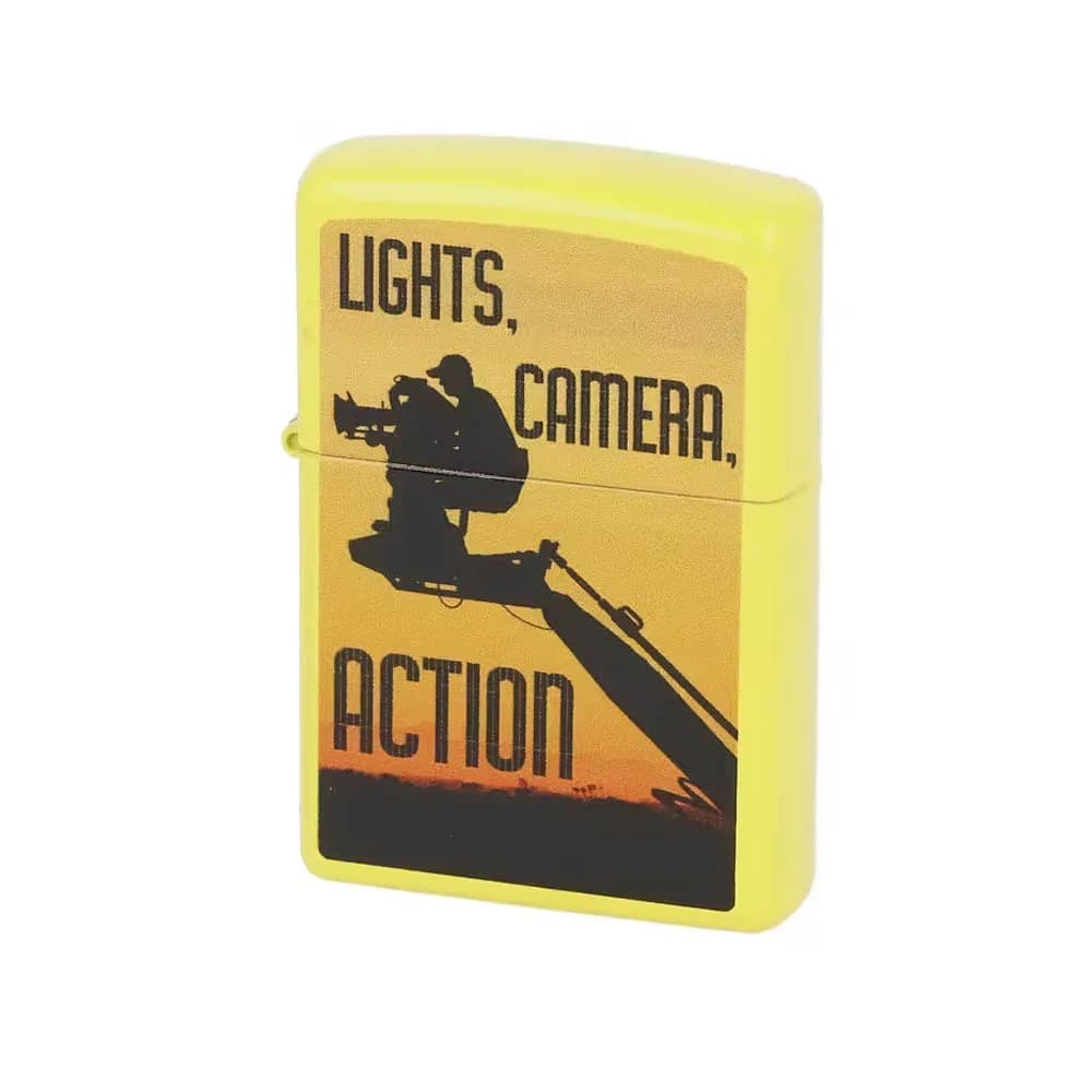 فندک زیپو مدل Camera Man on a Yellow Zippo کد 24839 — تصویر ۵