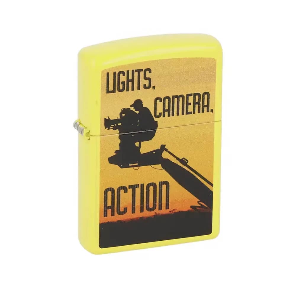 فندک زیپو مدل Camera Man on a Yellow Zippo کد 24839 — تصویر ۴