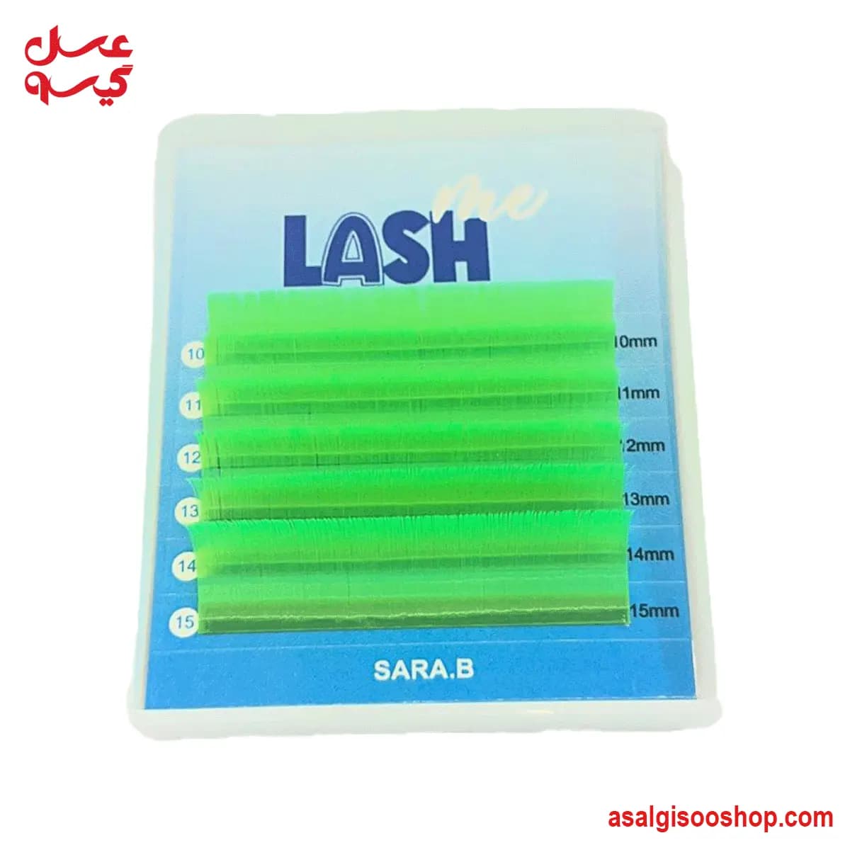 پالت مژه رنگی لش می فر CC ضخامت 0.07|LASH ME Colorful Eyelash Palette CC Curl 0.07 Mix| کد 2665