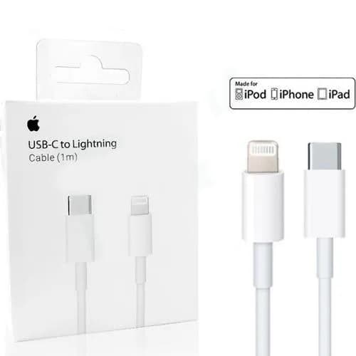 کابل تبدیل USB به لایتنینگ اپل طول 1 متر اصل | apple cable lightning 1m original — تصویر ۴