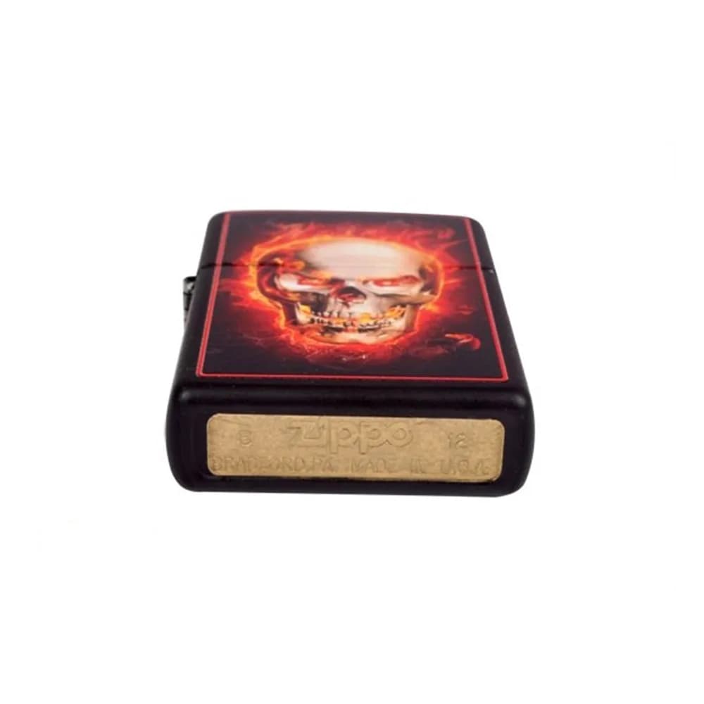 فندک زیپو مدل Burning Skull کد 28307 — تصویر ۴