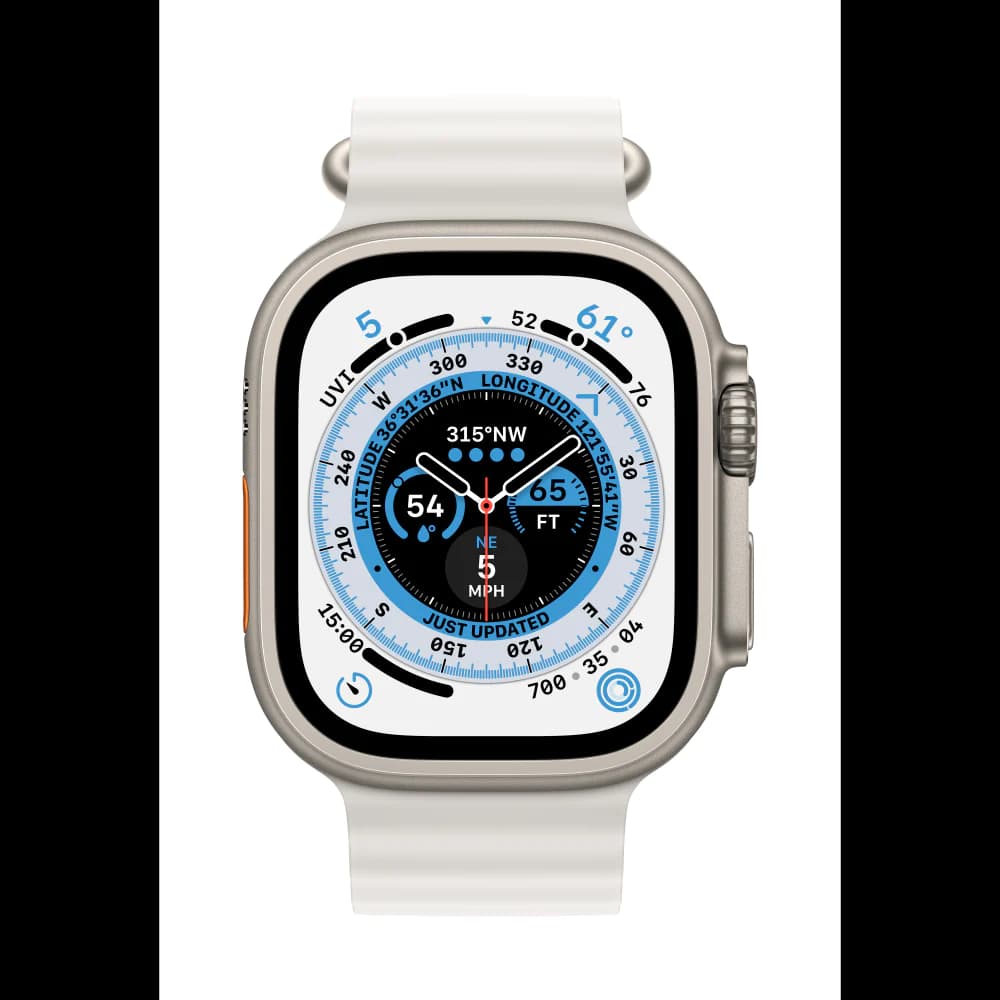 ساعت هوشمند اپل مدل الترا 1 سری 49 میلی متری بند اوشن | apple watch ultra1 ocean band titanium case 49mm — تصویر ۵