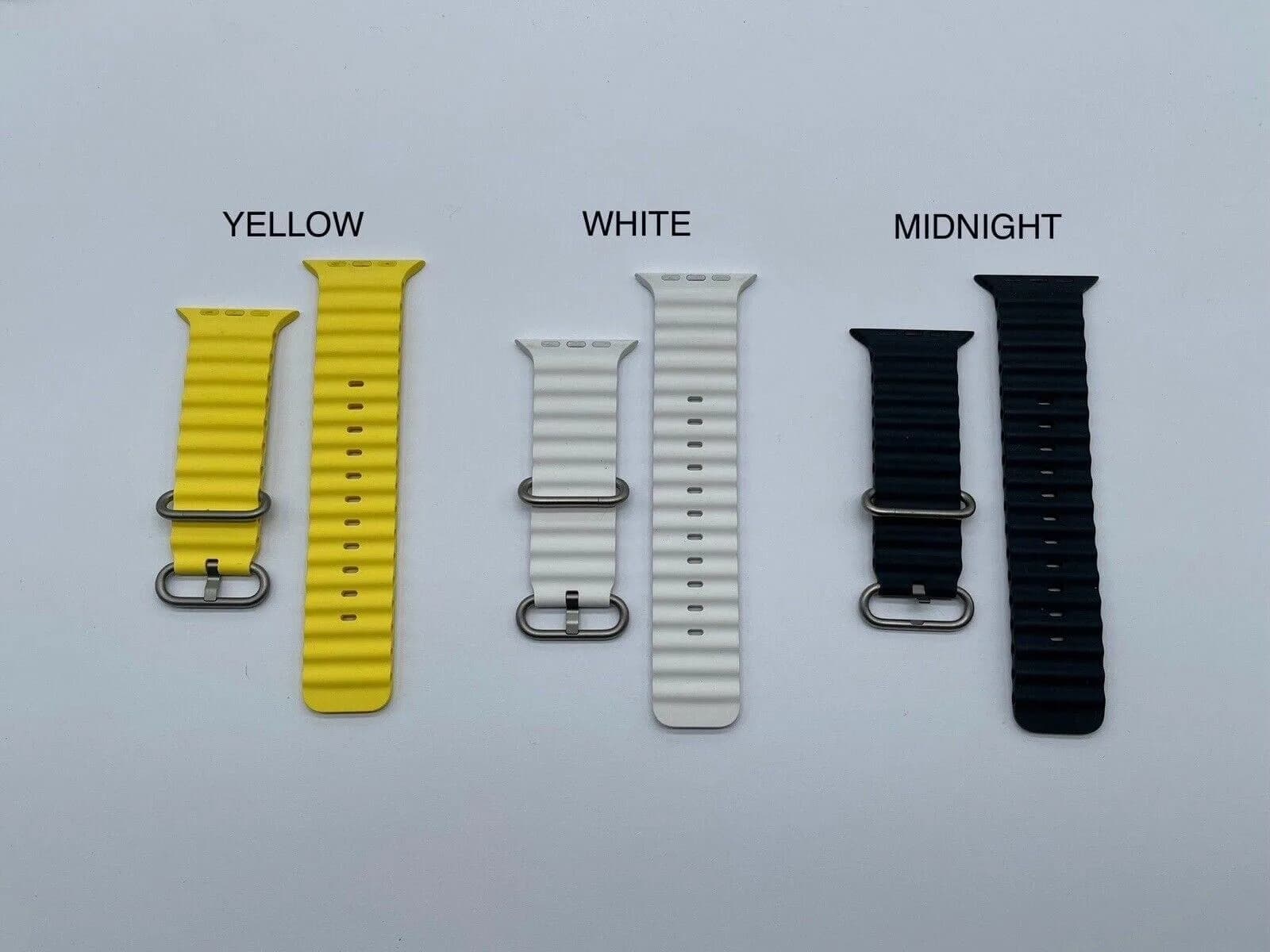 ساعت هوشمند اپل مدل الترا 1 سری 49 میلی متری بند اوشن | apple watch ultra1 ocean band titanium case 49mm — تصویر ۲
