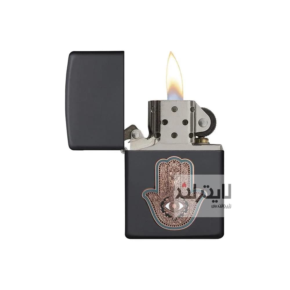 فندک زیپو Hamsa Hand کد 29634 — تصویر ۳