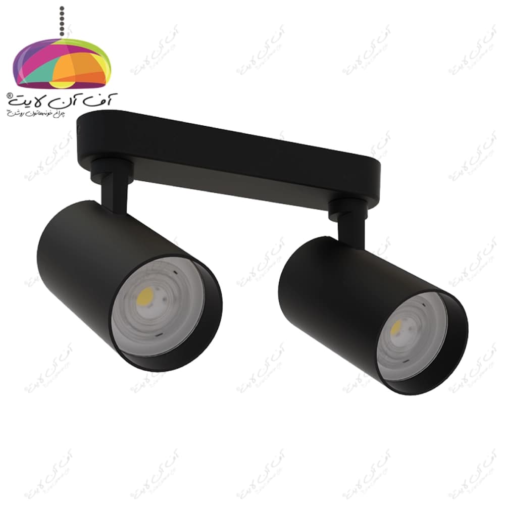 چراغ سقفی LED روکار دو قلو 35 وات مدل هانی مازی نور