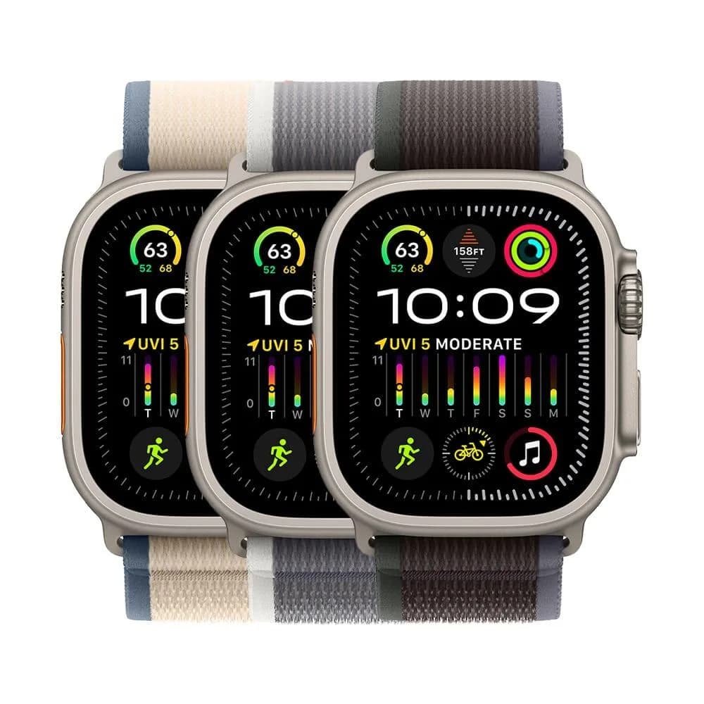 ساعت هوشمند اپل واچ مدل الترا 2 بند لوپ تریل 49 میلی متری تیتانیومی | apple watch ultra2 Trail loop band titanium case 49mm