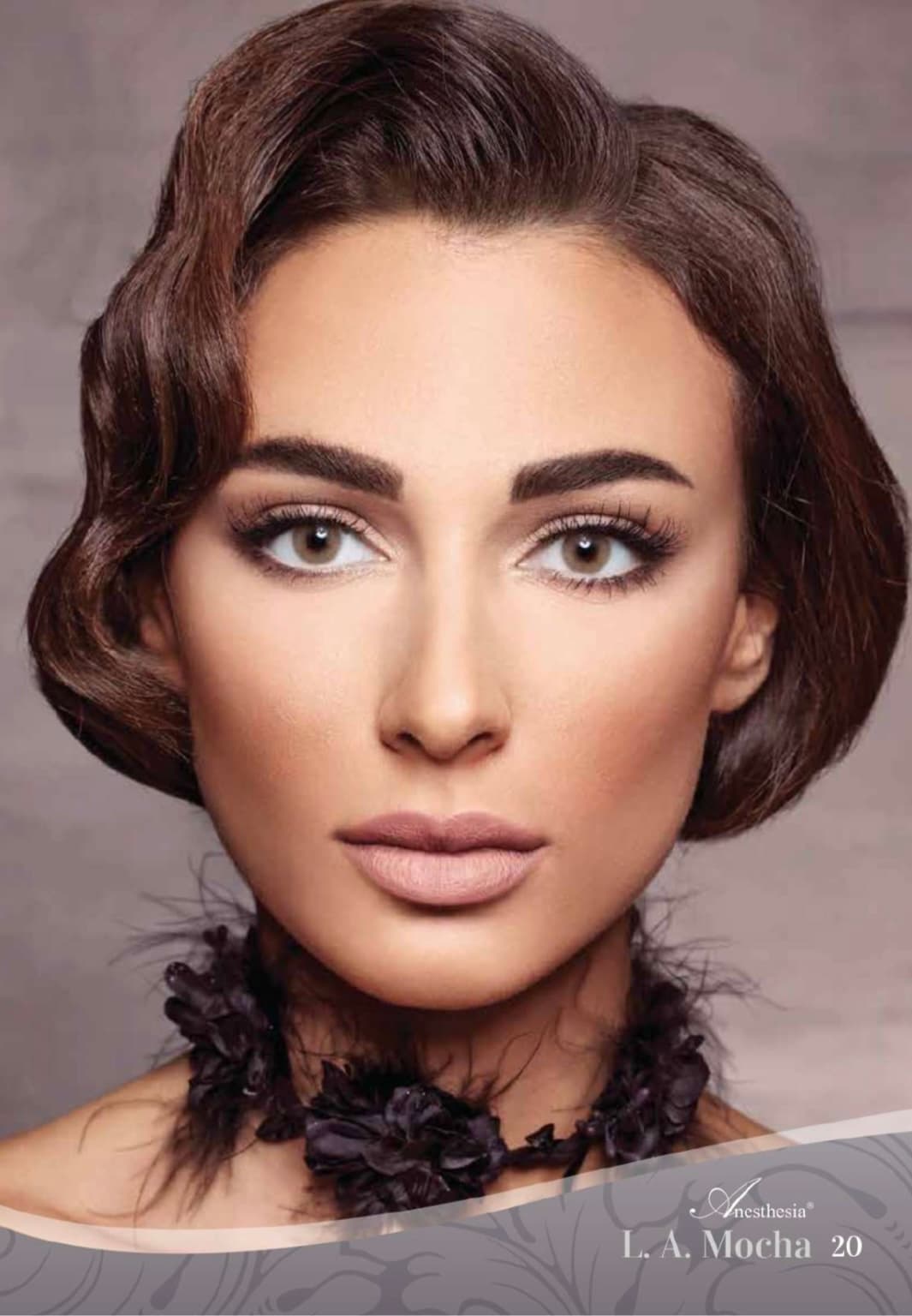 لنز رنگی طبی موکا آنستازیا (Anesthasia L.A mocha) — تصویر ۲