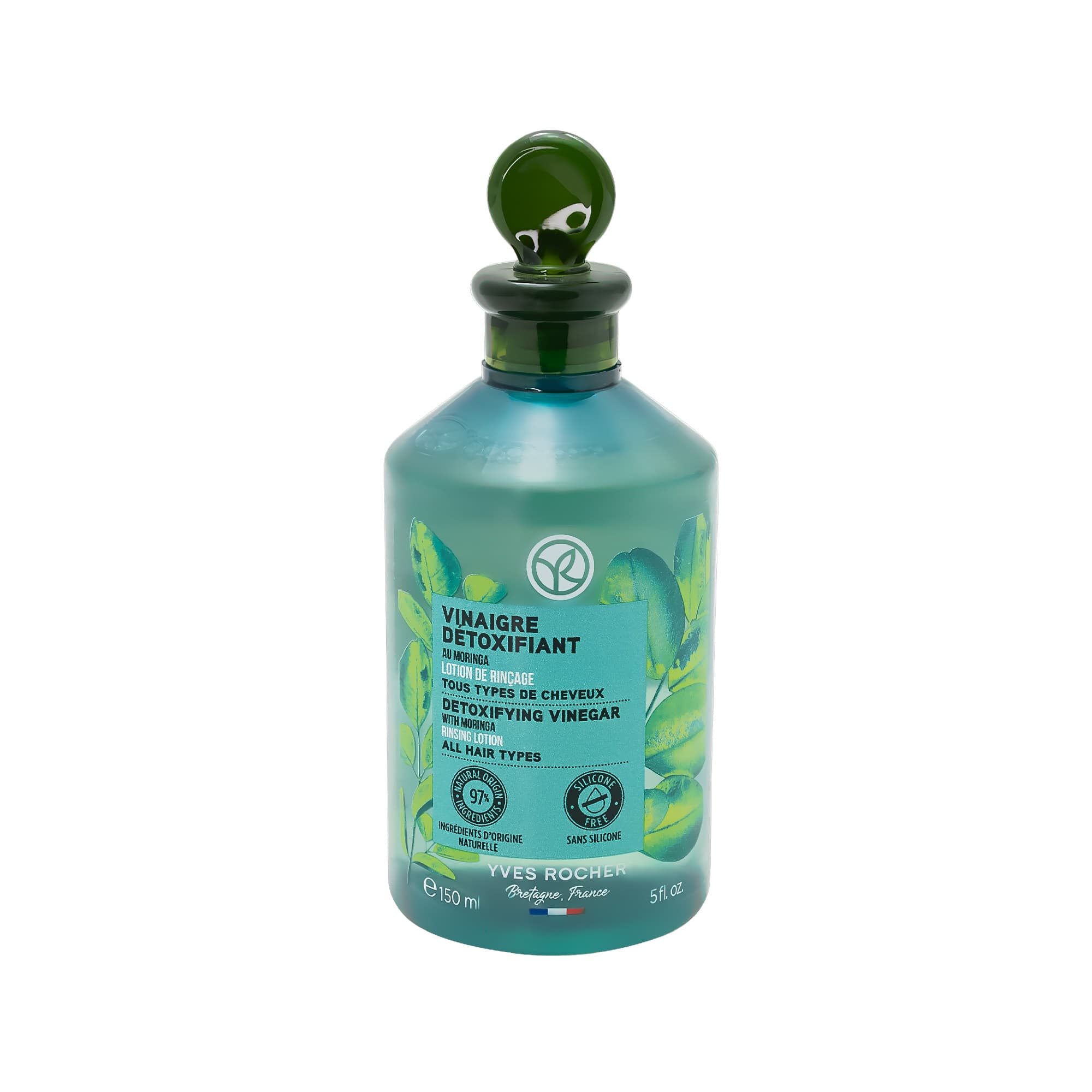 سرکه دتوکس مو ایوروشه Detoxifying Vinegar حاوی مورینگا مناسب انواع مو حجم ۱۵۰ میل اورجینال