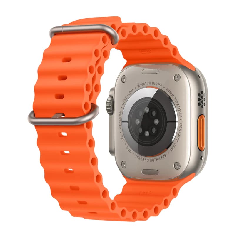 ساعت هوشمند اپل واچ مدل الترا 2 49 میلی متری کیس تیتانیوم بند اوشن | apple watch ultra2 ocean band 49mm titanium — تصویر ۵