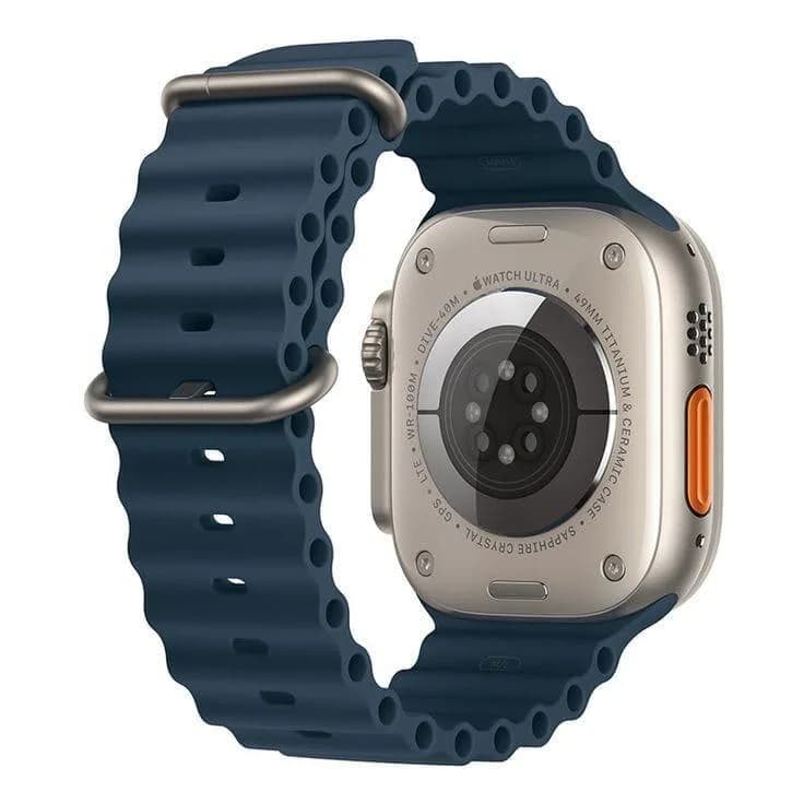 ساعت هوشمند اپل واچ مدل الترا 2 49 میلی متری کیس تیتانیوم بند اوشن | apple watch ultra2 ocean band 49mm titanium — تصویر ۳