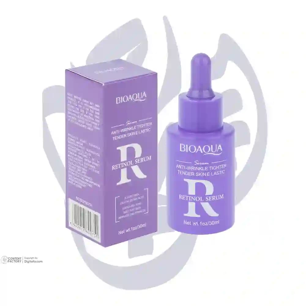 سرم ضد چروک پوست بیو آکوا مدل Retinol مناسب برای انواع پوست حجم 30 میلی لیتر