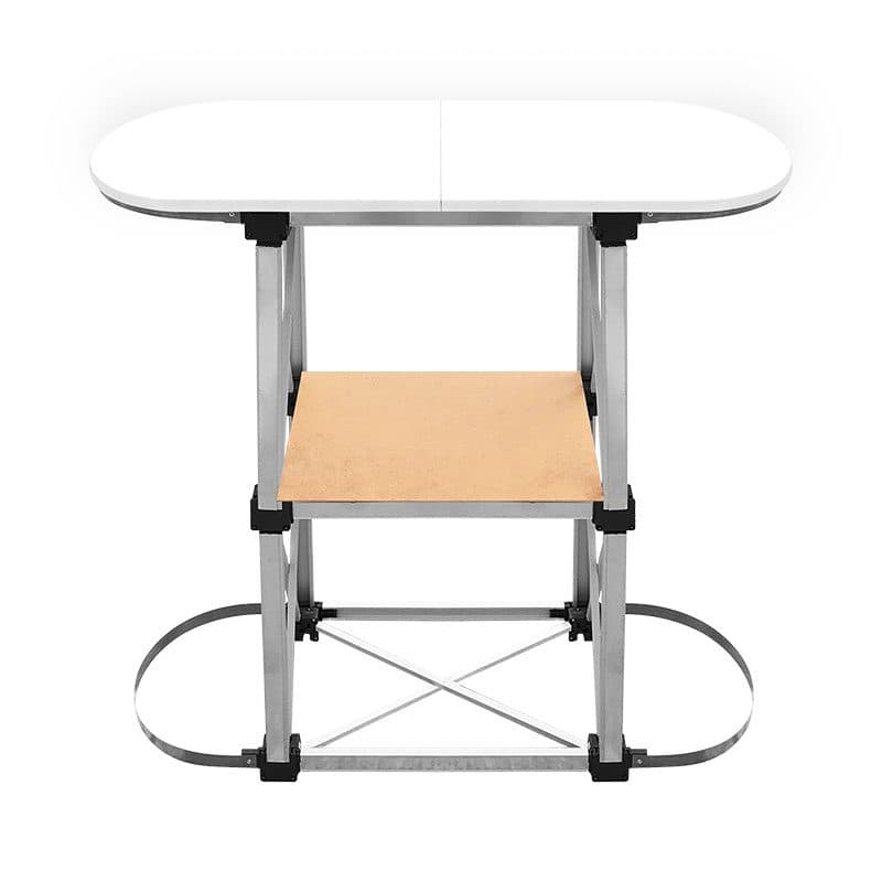 میز کانتر نمایشگاهی کوچک ( یکنفره ) مدل تاجدار سایز 90×90 — تصویر ۵