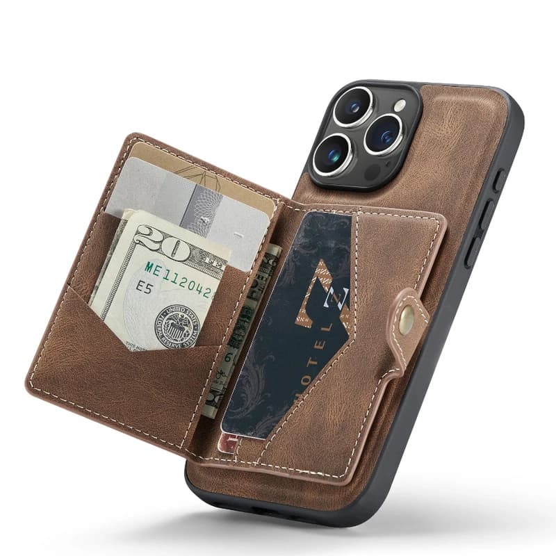 کاور جیهود مدل Leather Wallet مناسب برای گوشی موبایل اپل iPhone 15 Pro — تصویر ۷