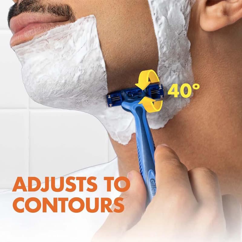 ژیلت سه لبه Blue 3 Comfort (بسته 3 عددی) 7033 — تصویر ۸
