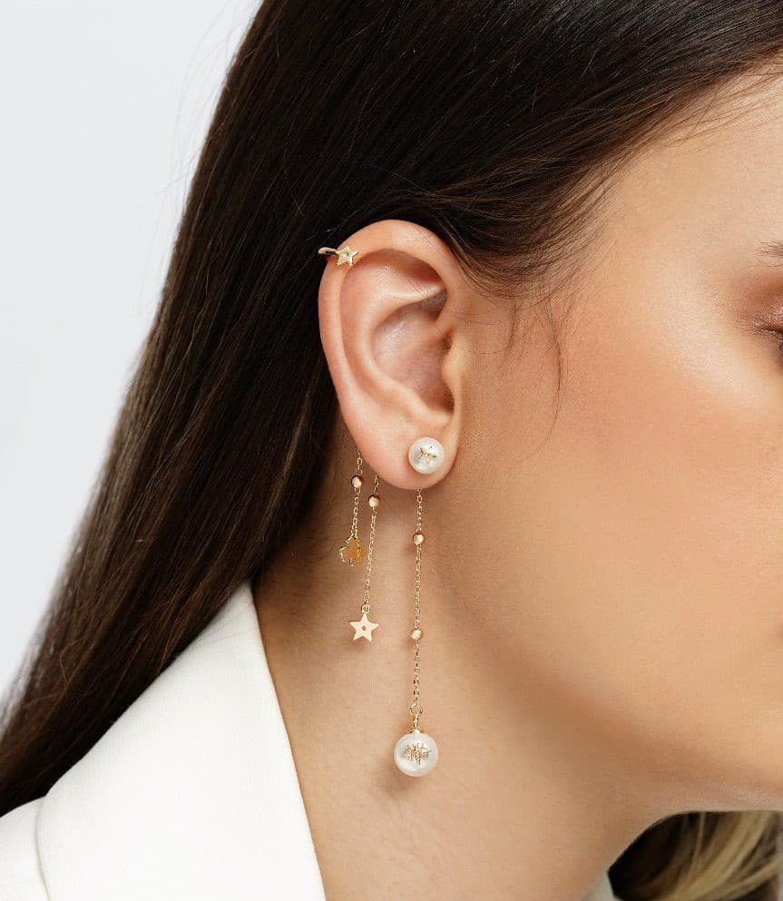گوشواره ایرکاف آویز تک لنگه GV122