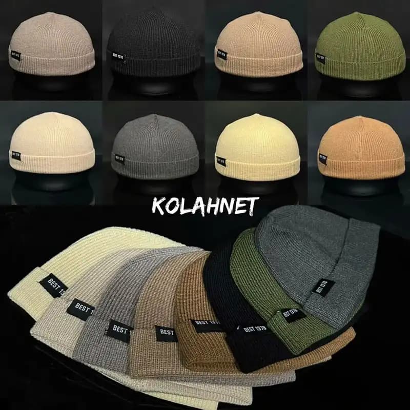 کلاه لئونی بافت تک لایه طرح best کد 5198