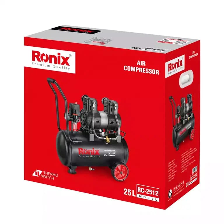 پمپ باد سایلنت رونیکس 25 لیتری مدل RC-2512 — تصویر ۳