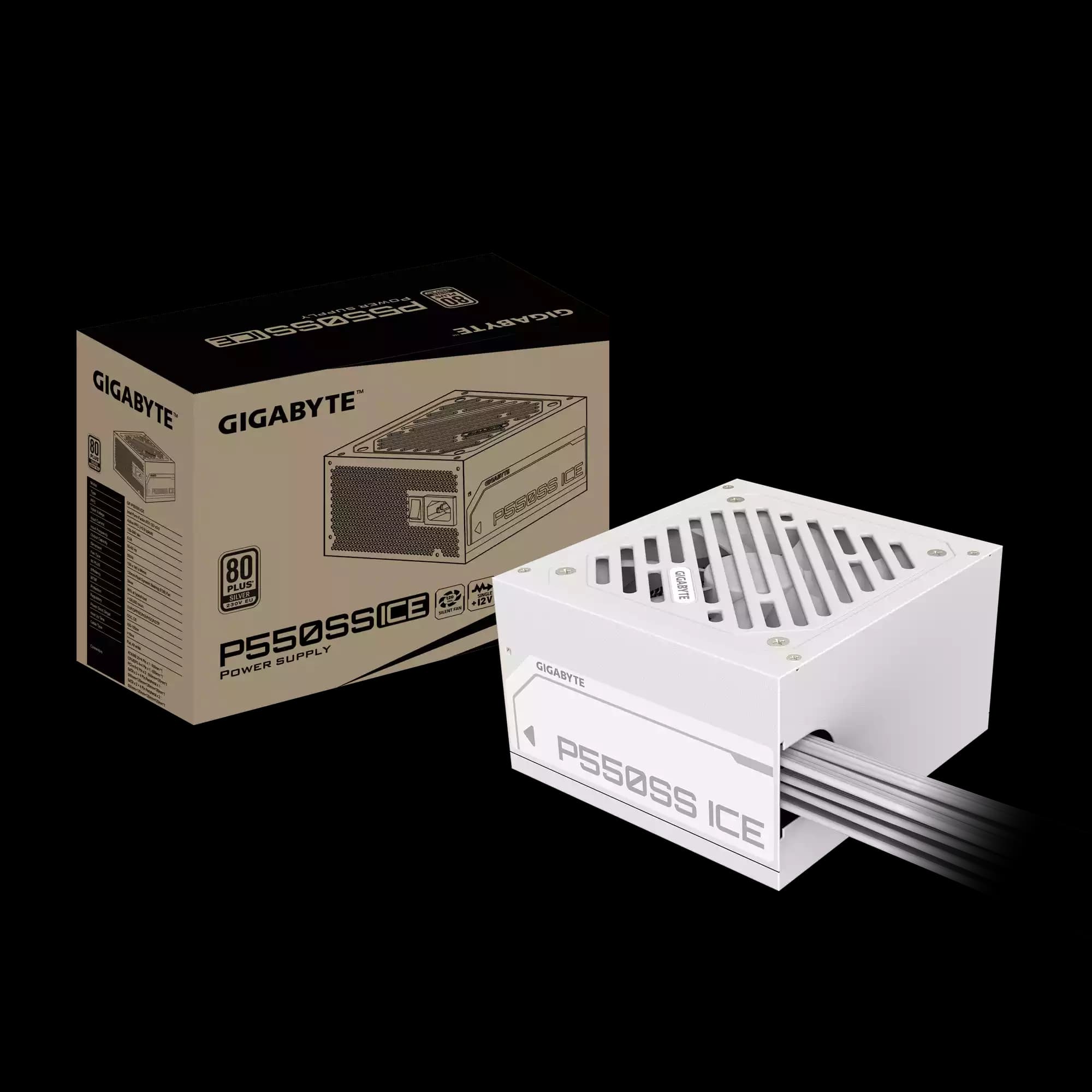 پاور غیر ماژولار گیگابایت مدل P550SS ICE 550W