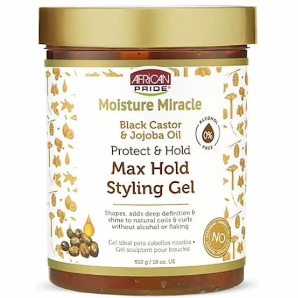ژل مو آفریکن پراید مدل Miracle Max Hold Styling