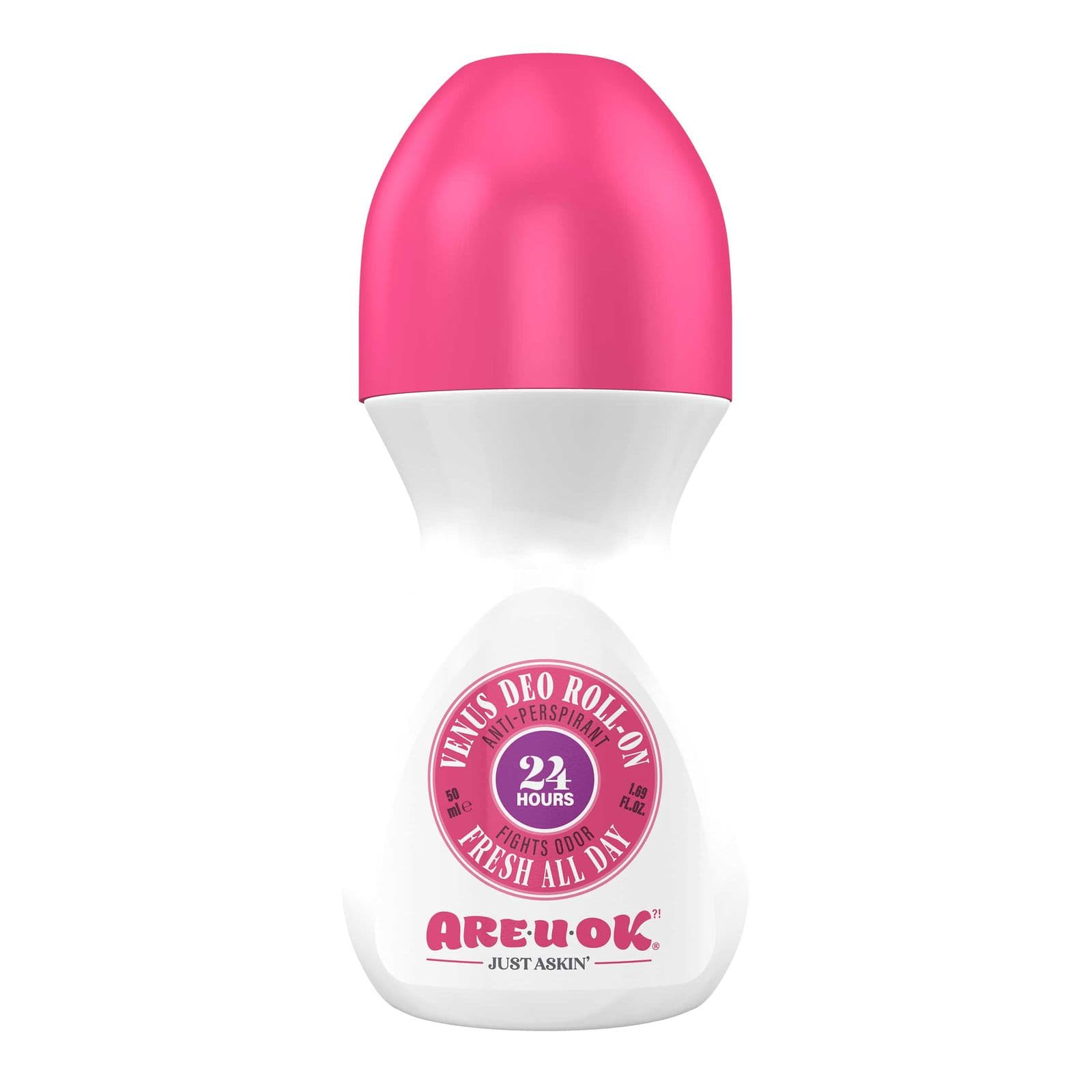 رول ضد تعریق آر یو اوکی مدل Venus deo roll-on حجم 50 میلی لیتر