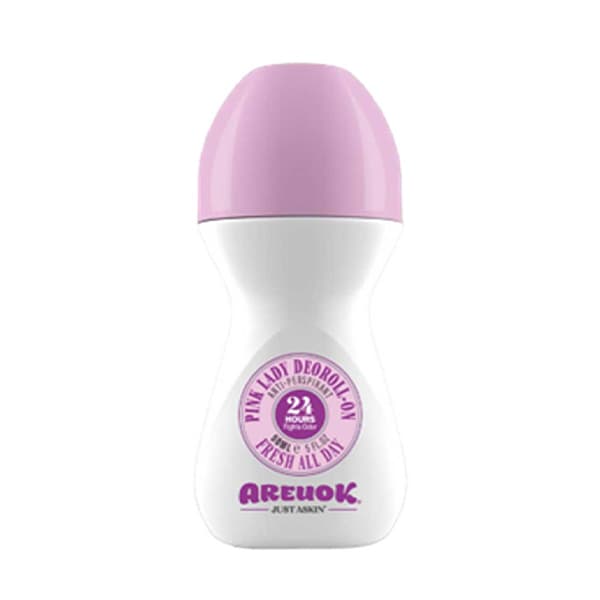 رول ضد تعریق آر یو اوکی مدل pink lady roll-on حجم 50 میلی لیتر