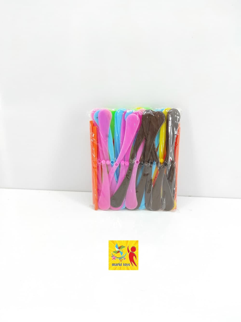 پک عمده اسباب بازی فرفره هوایی ملخی ساده 40تایی — تصویر ۳