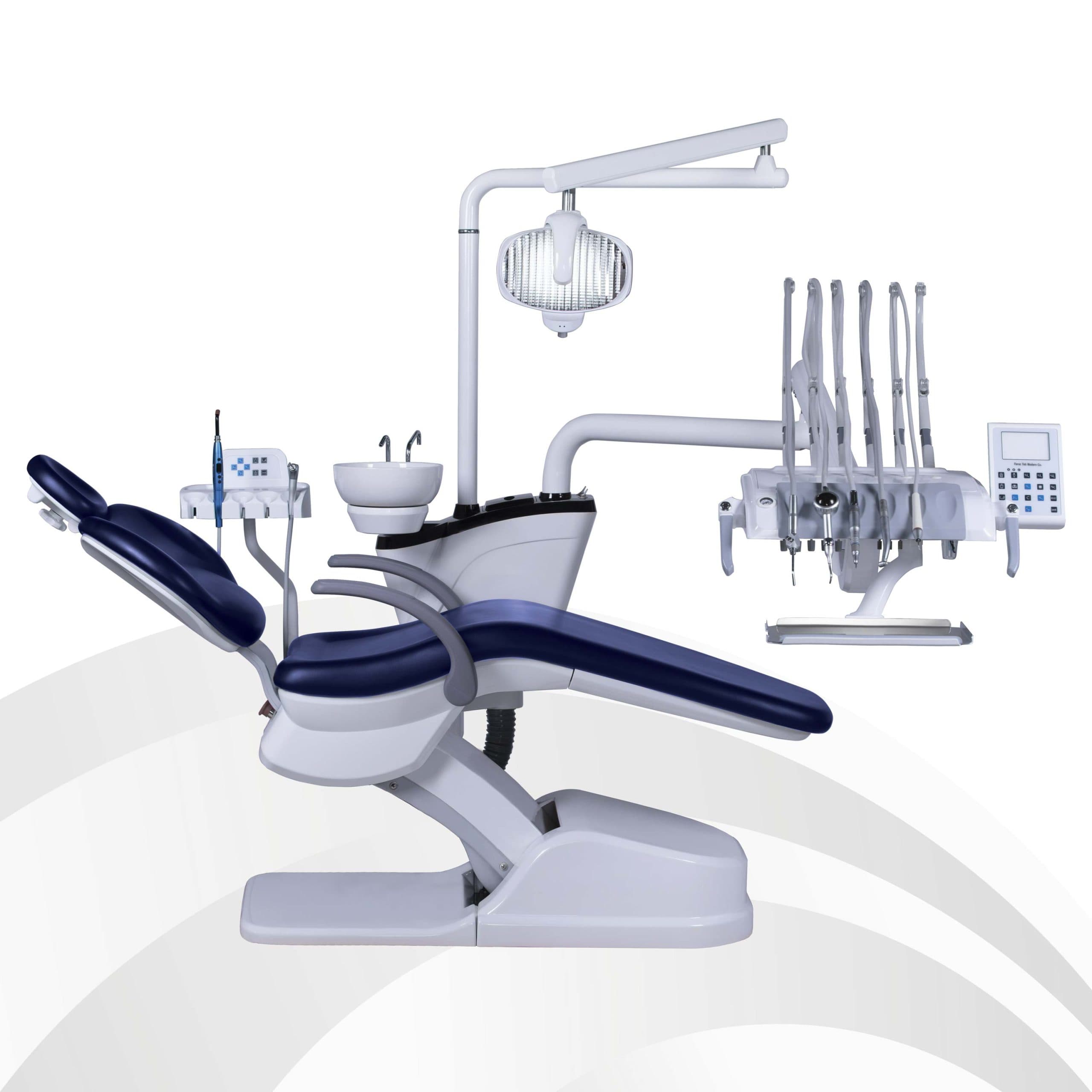 یونیت دندانپزشکی فراز طب مدرن مدل FTM E350 شلنگ از بالا — تصویر ۵