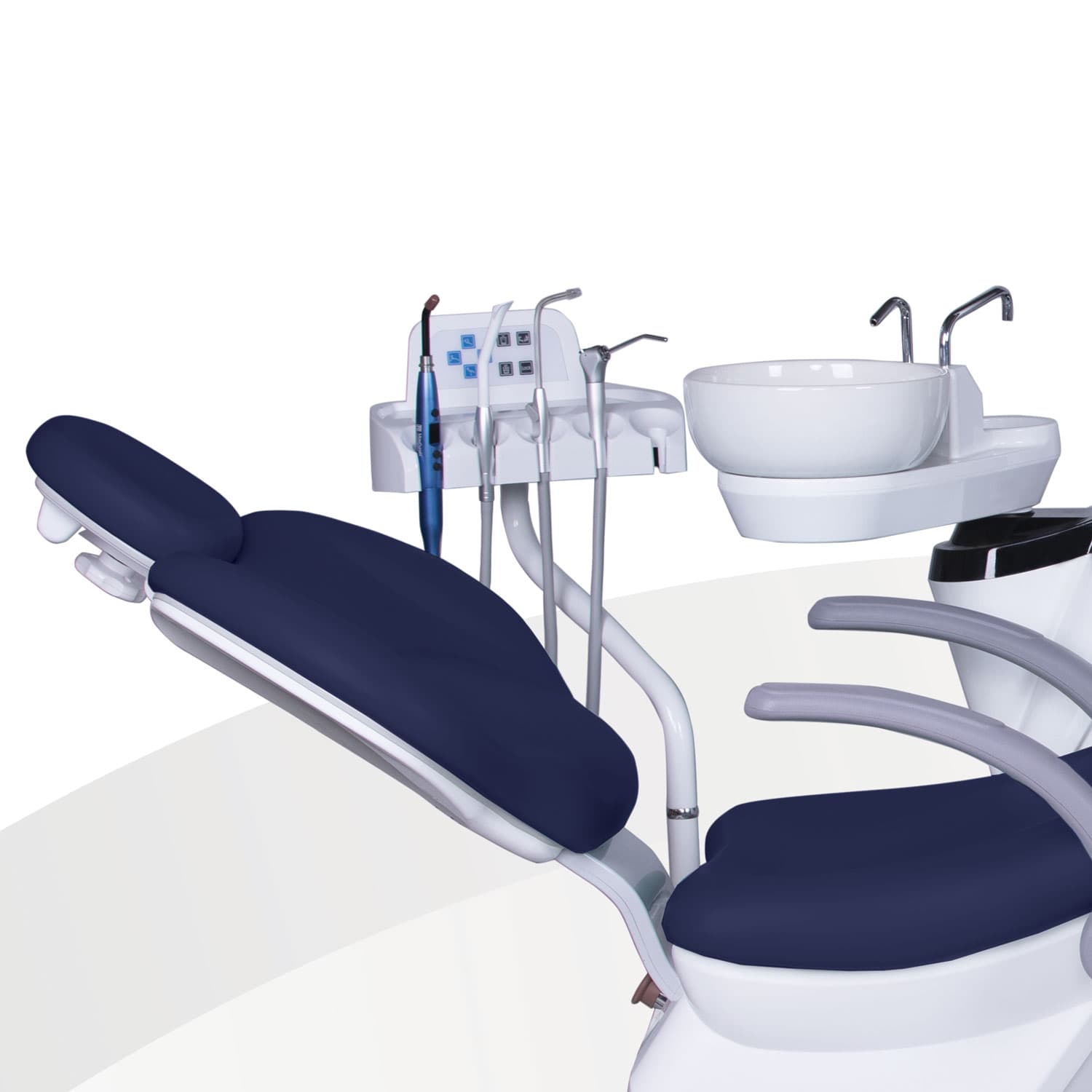 یونیت دندانپزشکی فراز طب مدرن مدل FTM E300 شلنگ از پایین — تصویر ۶