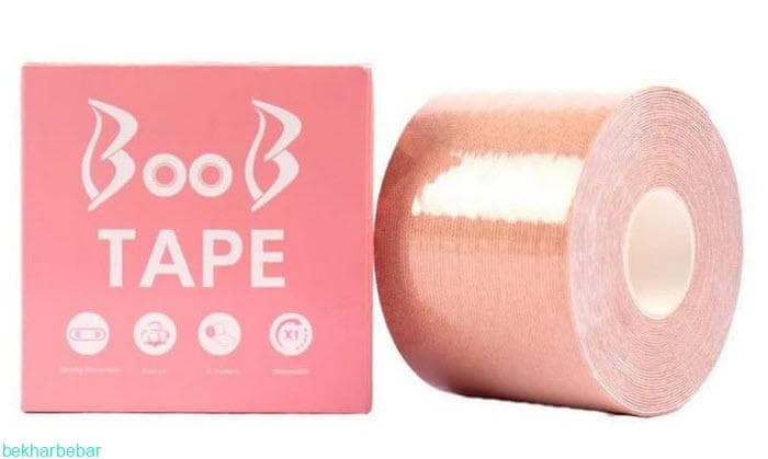 چسب لیفت سینه نواری و رولی اصل بالا برنده سینه مارک BooB Tape