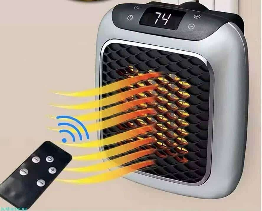 بخاری برقی کم مصرف فن دار کوچک اتاق خواب و دفتر کار و مغازه — تصویر ۲