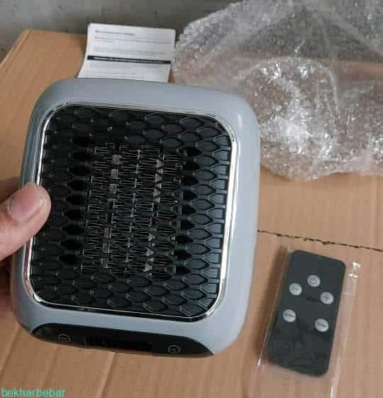 بخاری برقی کم مصرف فن دار کوچک اتاق خواب و دفتر کار و مغازه — تصویر ۵