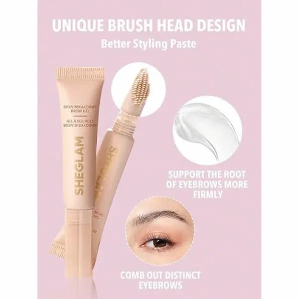 ژل ابرو تیوپی Breakdown شیگلم Sheglam — تصویر ۵