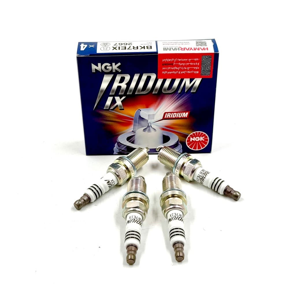 شمع انجیکا NGK ژاپن کد 2667 پایه کوتاه ایریدیوم مناسب آئودی A4 بسته (4 عددی)