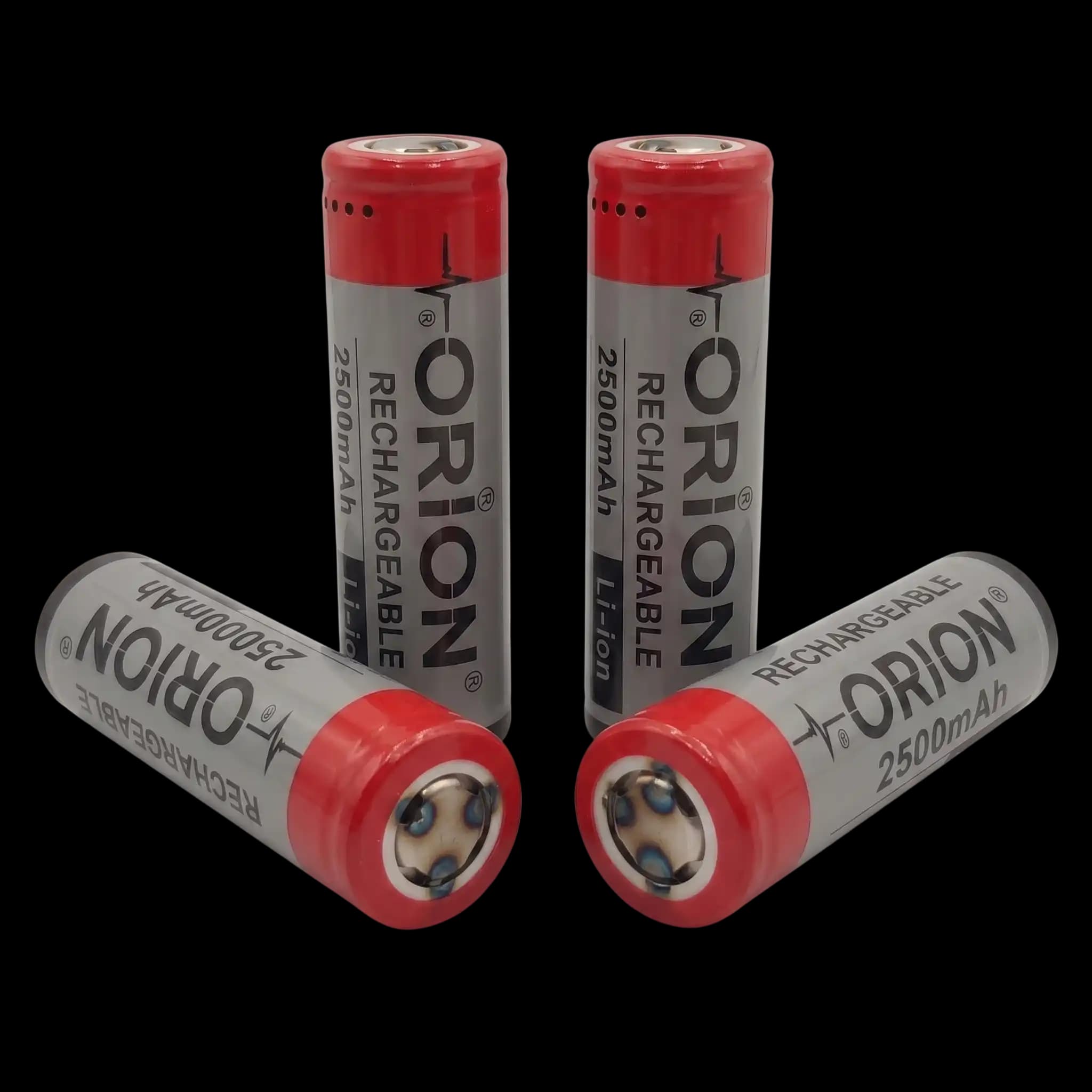 باتری لیتیوم یون ۱۸۶۵۰ اوریون Orion HP 10C 2500mAh (استوک کارکرد صفر)