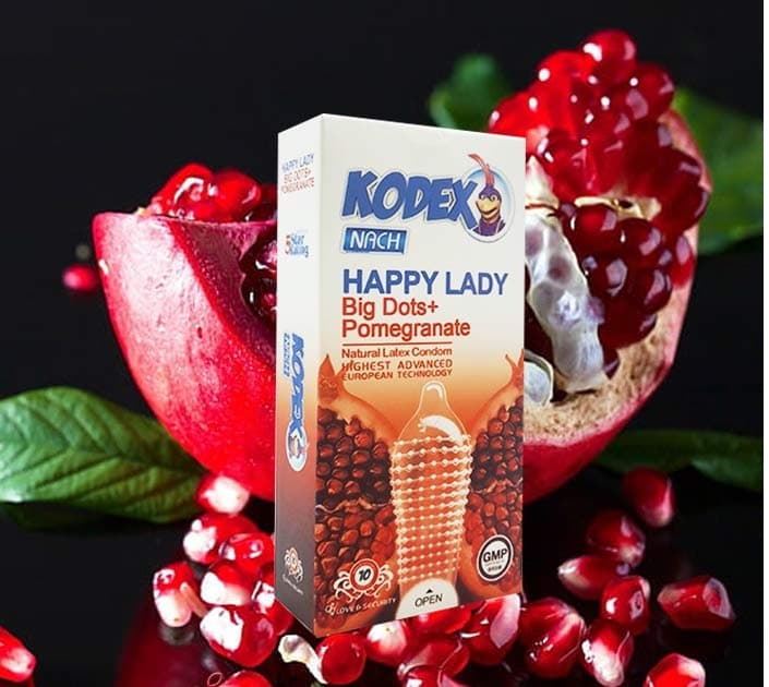 کاندوم خاردار مدل هپی لیدی کدکس